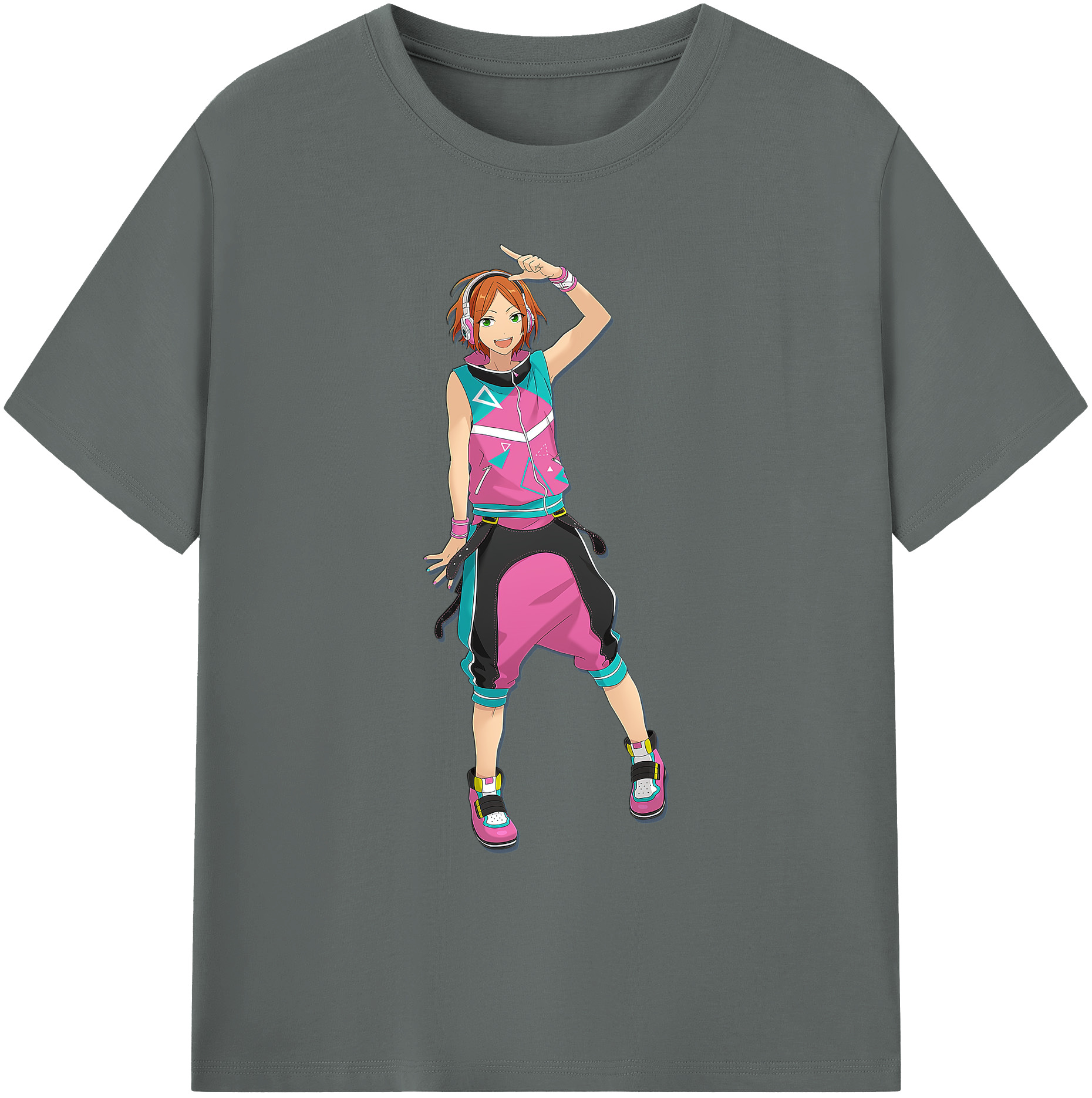 （画像用） あんさんぶるスターズ! Ensemble Stars 綿100％ メンズ半袖Tシャツ｜肌触りやわらか＆通気性